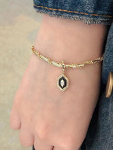 Load image into Gallery viewer, LUOWEND 18K Yellow Gold Natural Diamond Pendant for Women
