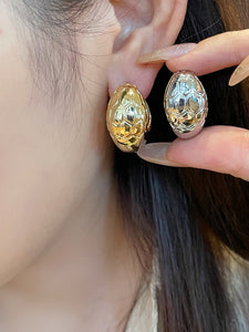 LUOWEND 18K Gold Hoop Earrings for Women