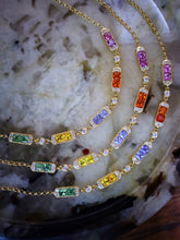 Load image into Gallery viewer, LUOWEND 18K Yellow Gold Natural Color Sapphire Bracelet for Women
