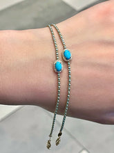 Load image into Gallery viewer, LUOWEND 18K Yellow Gold Natural Gemstone Bracelet for Women
