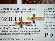 Load image into Gallery viewer, LUOWEND 18K Yellow Gold Natural Color Sapphire Earrings for Women
