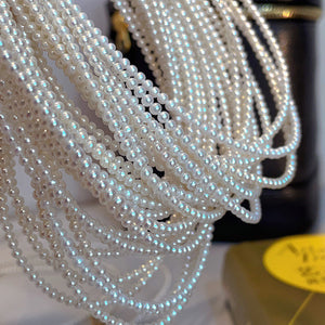 LUPWEND Natural Freshwater Pearl Necklace for Women