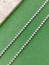 Load image into Gallery viewer, LUOWEND 18K White Gold Real Natural Diamond Bracelet for Women
