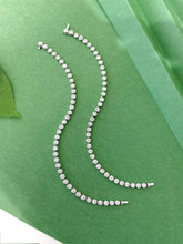 Load image into Gallery viewer, LUOWEND 18K White Gold Real Natural Diamond Bracelet for Women
