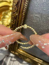 Load image into Gallery viewer, LUOWEND 18K Yellow Gold Ring for Women
