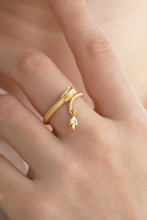 Load image into Gallery viewer, LUOWEND 18K Yellow Gold Real Natural Diamond or Ruby Ring for Women
