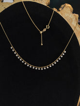Load image into Gallery viewer, LUOWEND 18K Yellow Gold Diamond Necklace for Women
