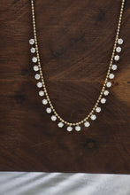 Load image into Gallery viewer, LUOWEND 18K Yellow Gold Diamond Necklace for Women
