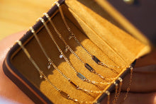 Load image into Gallery viewer, LUOWEND 18K Yellow Gold Real Natural Diamond bracelet and Anklet Chain for Women
