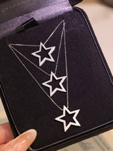 Load image into Gallery viewer, LUOWEND 18K White Gold Natural Diamond Necklace for Women
