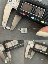 Load image into Gallery viewer, LUOWEND 18K White Gold Natural Diamond Bracelet for Women
