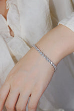 Load image into Gallery viewer, LUOWEND 18K White Gold Natural Diamond Bracelet for Women
