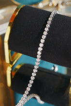 Load image into Gallery viewer, LUOWEND 18K White Gold Natural Diamond Bracelet for Women
