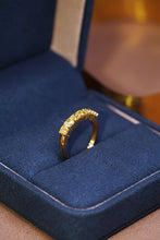 Load image into Gallery viewer, LUOWEND 18K Yellow Gold Natural Yellow Diamond Ring for Women
