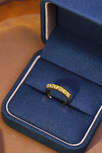 Load image into Gallery viewer, LUOWEND 18K Yellow Gold Natural Yellow Diamond Ring for Women
