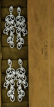 Load image into Gallery viewer, LUOWEND 18K White Gold Natural Diamond Drop Earrings for Women
