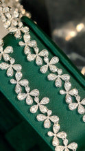 Load image into Gallery viewer, LUOWEND 18K White Gold Natural Diamond Necklace for Women
