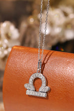 Load image into Gallery viewer, LUOWEND 18K White or Yellow Gold Natural Diamond Necklace for Women
