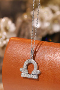 LUOWEND 18K White or Yellow Gold Natural Diamond Necklace for Women