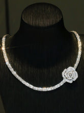 Load image into Gallery viewer, LUOWEND 18K White Gold Natural Diamond Pendant for Women
