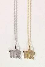 Load image into Gallery viewer, LUOWEND 18K White or Yellow Gold Natural Diamond Necklace for Women
