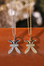 Load image into Gallery viewer, LUOWEND 18K White or Yellow Gold Natural Diamond Necklace for Women
