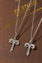 Load image into Gallery viewer, LUOWEND 18K White or Yellow Gold Natural Diamond Necklace for Women
