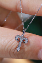 Load image into Gallery viewer, LUOWEND 18K White or Yellow Gold Natural Diamond Necklace for Women
