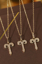 Load image into Gallery viewer, LUOWEND 18K White or Yellow Gold Natural Diamond Necklace for Women
