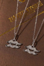 Load image into Gallery viewer, LUOWEND 18K White or Yellow Gold Natural Diamond Necklace for Women
