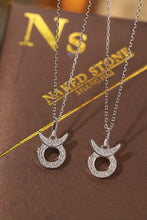 Load image into Gallery viewer, LUOWEND 18K White or Yellow Gold Natural Diamond Necklace for Women
