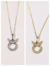 Load image into Gallery viewer, LUOWEND 18K White or Yellow Gold Natural Diamond Necklace for Women
