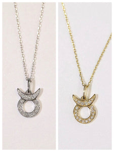 LUOWEND 18K White or Yellow Gold Natural Diamond Necklace for Women