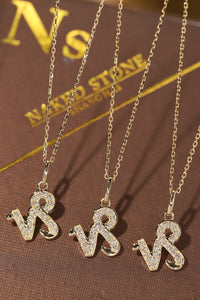 LUOWEND 18K White or Yellow Gold Natural Diamond Necklace for Women