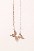 Load image into Gallery viewer, LUOWEND 18K Rose Gold Natural Diamond Pendant Necklace for Women
