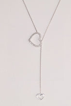 Load image into Gallery viewer, LUOWEND 18K White Gold Natural Diamond Necklace for Women
