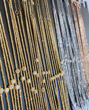 Load image into Gallery viewer, LUOWEND 18K White or Yellow or Rose Gold Natural Diamond Bracelet for Women
