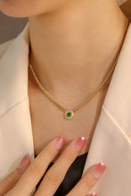Load image into Gallery viewer, LUOWEND 18K Yellow Gold Real Natural Gemstone Bracelet and Necklace for Women
