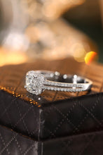 Load image into Gallery viewer, LUOWEND 18K White Gold Real Natural Diamond Ring for Women
