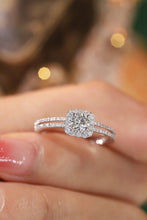 Load image into Gallery viewer, LUOWEND 18K White Gold Real Natural Diamond Ring for Women
