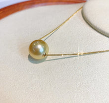 Load image into Gallery viewer, LUOWEND 18K Yellow Gold Gold Pearl Necklace for Women

