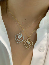 Load image into Gallery viewer, LUOWEND 18K White/Yellow Gold Fine Jewelry Real Natural Diamond Necklace for Women
