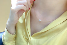 Load image into Gallery viewer, LUOWEND 18K Yellow Gold Natural Pearl Necklace for Women
