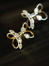 Load image into Gallery viewer, LUOWEND 18K White/Yellow Gold Fine Jewelry Real Natural Diamond Ring for Women
