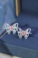 Load image into Gallery viewer, LUOWEND 18K White Gold Natural Pink Diamond Ring for Women
