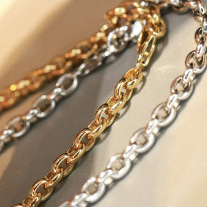 LUOWEND 18K White or Yellow Gold Natural Diamond Bracelet for  Women