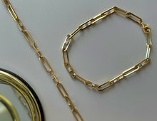 Load image into Gallery viewer, LUOWEND 18K Yellow Gold Natural Diamond Bracelet for Women
