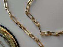 Load image into Gallery viewer, LUOWEND 18K Yellow Gold Natural Diamond Bracelet for Women
