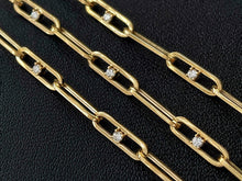 Load image into Gallery viewer, LUOWEND 18K Yellow Gold Natural Diamond Bracelet for Women
