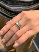 Load image into Gallery viewer, LUOWEND 18K Yellow Gold Real Natural Diamond Ring for Women
